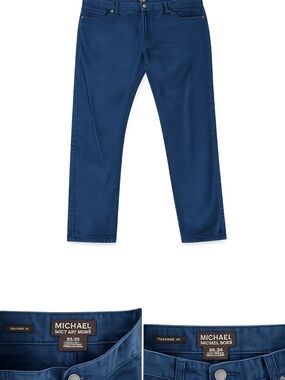 Michael Kors Men’s Navy Pants – 36x30 Tailored Fit – Clean Condition